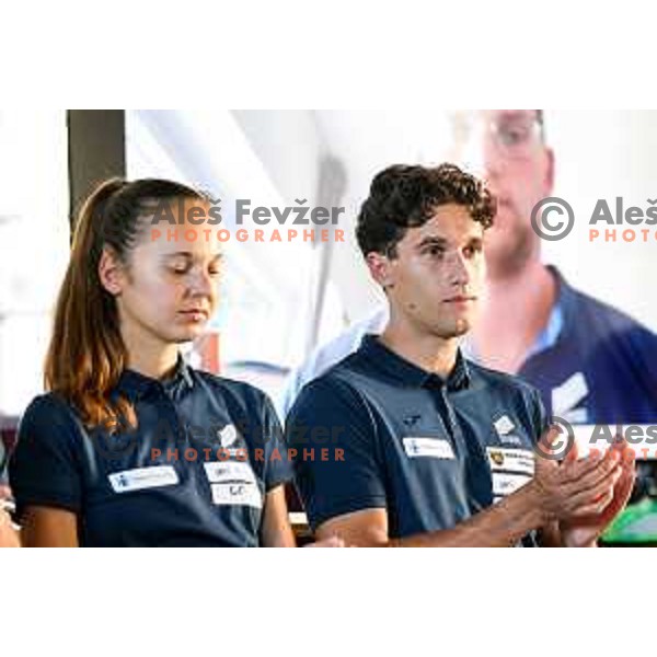 of Slovenia Track&Field Federation at press conference before departure to Tokyo 2025 World Championship in Ljubljana, Slovenia on September 4, 2025
