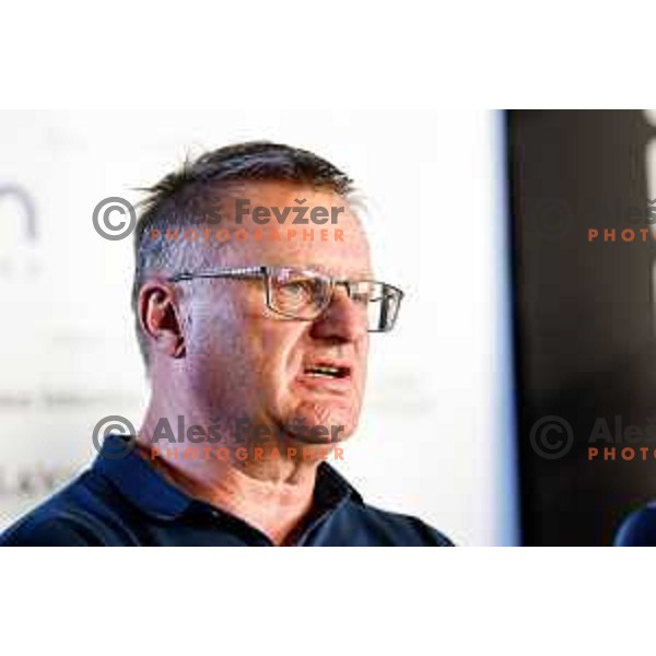 of Slovenia Track&Field Federation at press conference before departure to Tokyo 2025 World Championship in Ljubljana, Slovenia on September 4, 2025
