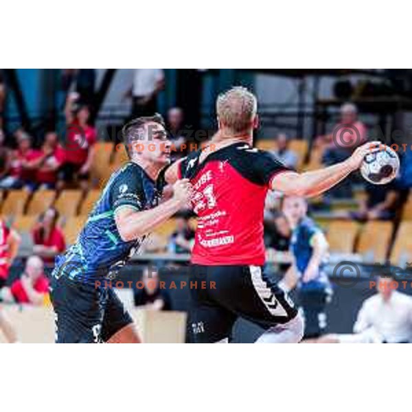 of NLB League 2025/2026 handball match between LL Grosist Slovan and Trimo Trebnje in Kodeljevo Hall, Ljubljana, Slovenia on September 5, 2025