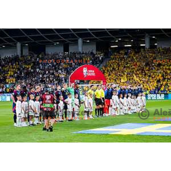 in action during FIFA World Cup 2026 Qualifying round match between Slovenia and Sweden at Stadium Stozice, Ljubljana, Slovenia on September 5, 2025