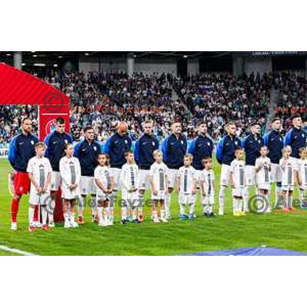 in action during FIFA World Cup 2026 Qualifying round match between Slovenia and Sweden at Stadium Stozice, Ljubljana, Slovenia on September 5, 2025