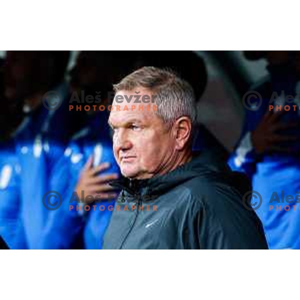 Matjaz Kek during FIFA World Cup 2026 Qualifying round match between Slovenia and Sweden at Stadium Stozice, Ljubljana, Slovenia on September 5, 2025