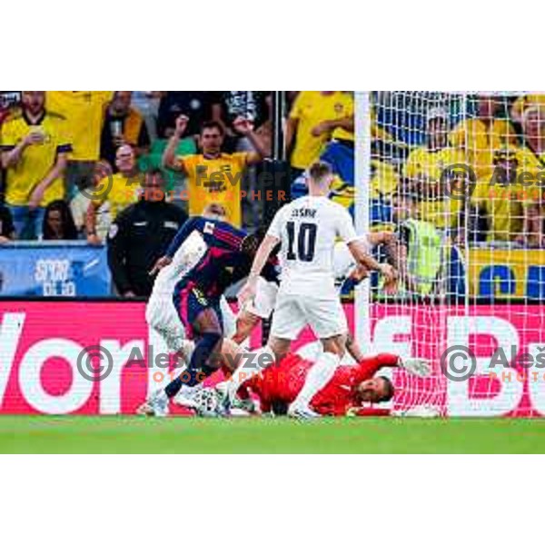 Jan Oblak in action during FIFA World Cup 2026 Qualifying round match between Slovenia and Sweden at Stadium Stozice, Ljubljana, Slovenia on September 5, 2025
