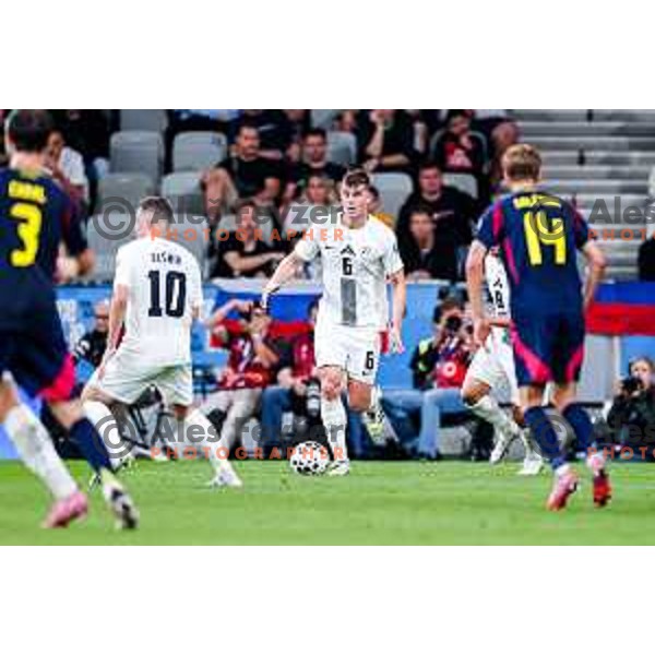 Jaka Bijol in action during FIFA World Cup 2026 Qualifying round match between Slovenia and Sweden at Stadium Stozice, Ljubljana, Slovenia on September 5, 2025