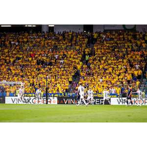 in action during FIFA World Cup 2026 Qualifying round match between Slovenia and Sweden at Stadium Stozice, Ljubljana, Slovenia on September 5, 2025