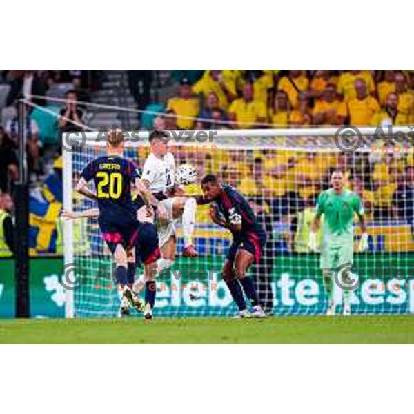 Benjamin Sesko in action during FIFA World Cup 2026 Qualifying round match between Slovenia and Sweden at Stadium Stozice, Ljubljana, Slovenia on September 5, 2025