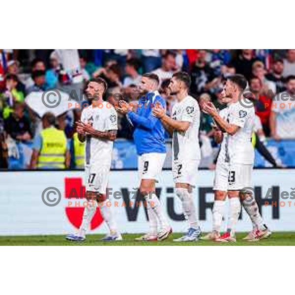 in action during FIFA World Cup 2026 Qualifying round match between Slovenia and Sweden at Stadium Stozice, Ljubljana, Slovenia on September 5, 2025