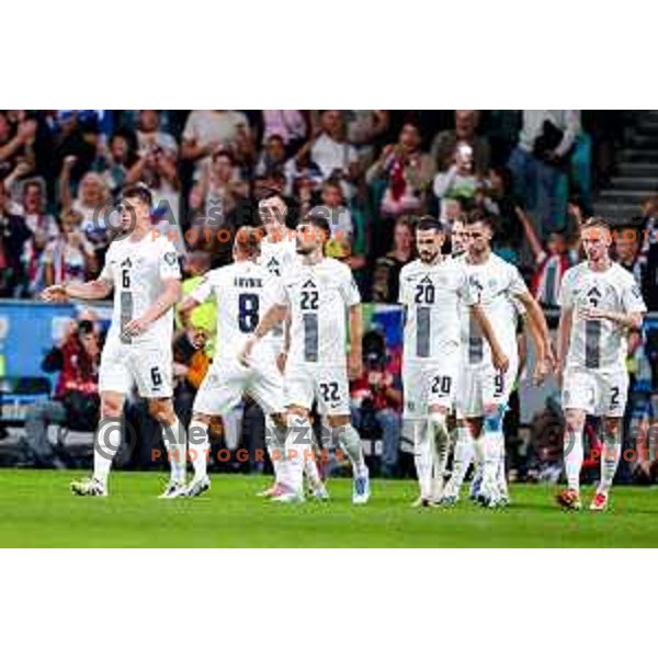 in action during FIFA World Cup 2026 Qualifying round match between Slovenia and Sweden at Stadium Stozice, Ljubljana, Slovenia on September 5, 2025