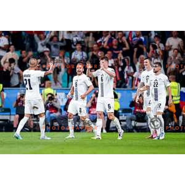 in action during FIFA World Cup 2026 Qualifying round match between Slovenia and Sweden at Stadium Stozice, Ljubljana, Slovenia on September 5, 2025