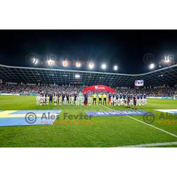 in action during FIFA World Cup 2026 Qualifying round match between Slovenia and Sweden at Stadium Stozice, Ljubljana, Slovenia on September 5, 2025