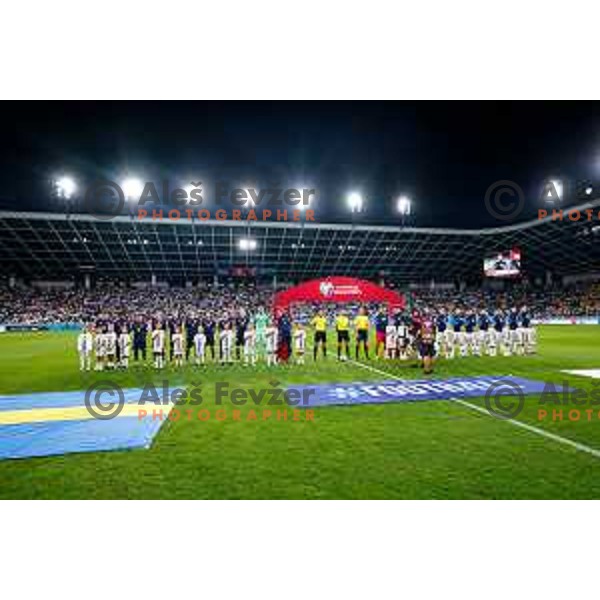 in action during FIFA World Cup 2026 Qualifying round match between Slovenia and Sweden at Stadium Stozice, Ljubljana, Slovenia on September 5, 2025