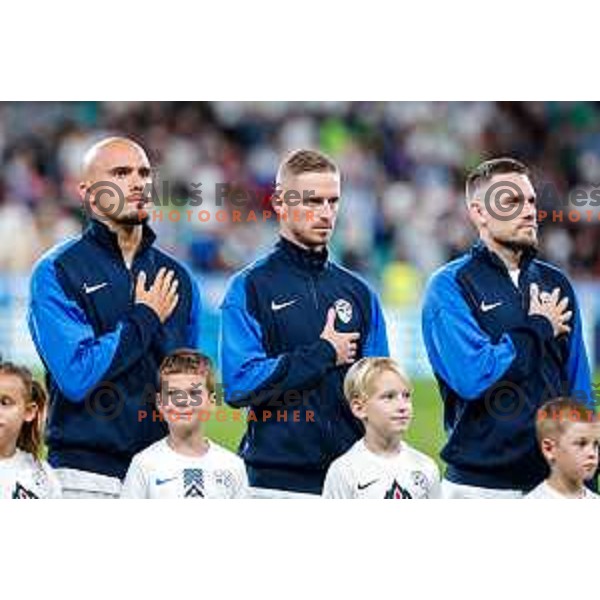 in action during FIFA World Cup 2026 Qualifying round match between Slovenia and Sweden at Stadium Stozice, Ljubljana, Slovenia on September 5, 2025