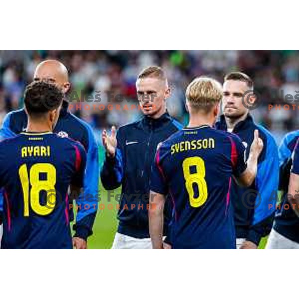 Zan Karnicnik during FIFA World Cup 2026 Qualifying round match between Slovenia and Sweden at Stadium Stozice, Ljubljana, Slovenia on September 5, 2025