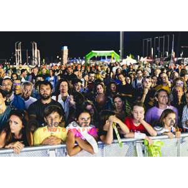 during IFSC climbing World Cup competiton in Koper, Slovenia on September 6, 2025