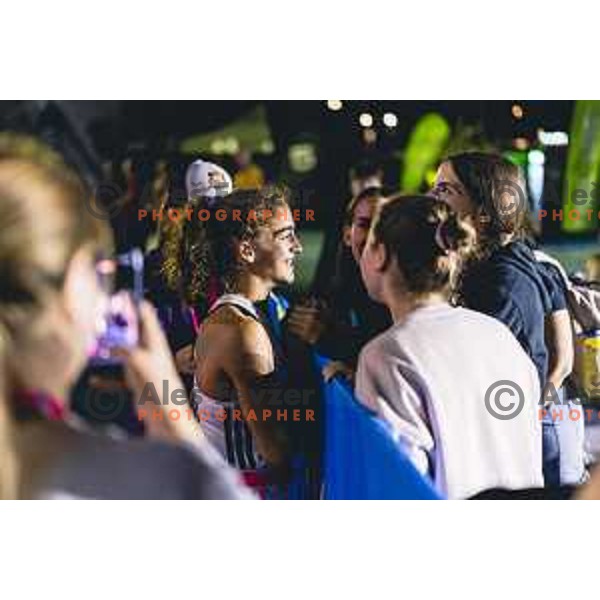 during IFSC climbing World Cup competiton in Koper, Slovenia on September 6, 2025