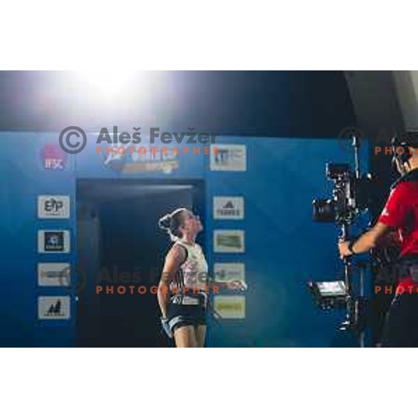 during IFSC climbing World Cup competiton in Koper, Slovenia on September 6, 2025