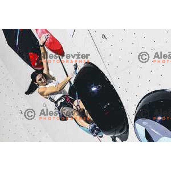 during IFSC climbing World Cup competiton in Koper, Slovenia on September 6, 2025