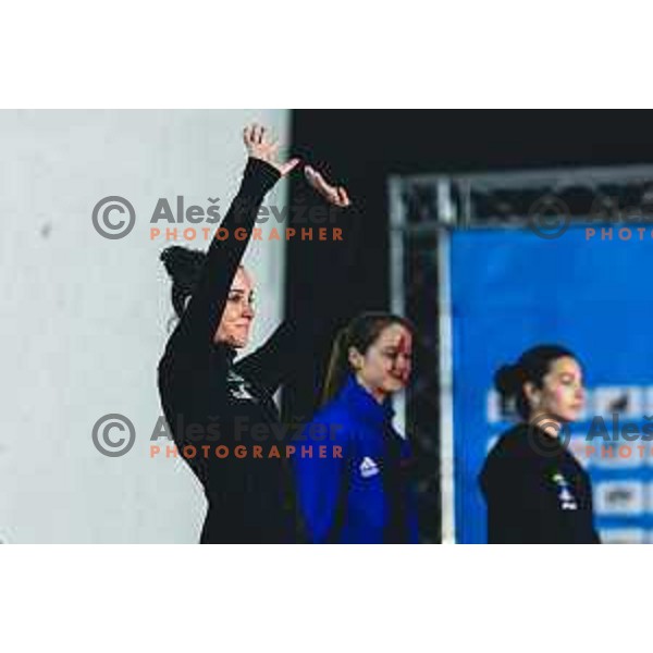 Rosa Rekar during IFSC climbing World Cup competiton in Koper, Slovenia on September 6, 2025. Photo: Grega Valancic