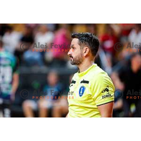of NLB League 2025/2026 handball match between LL Grosist Slovan and Trimo Trebnje in Kodeljevo Hall, Ljubljana, Slovenia on September 5, 2025