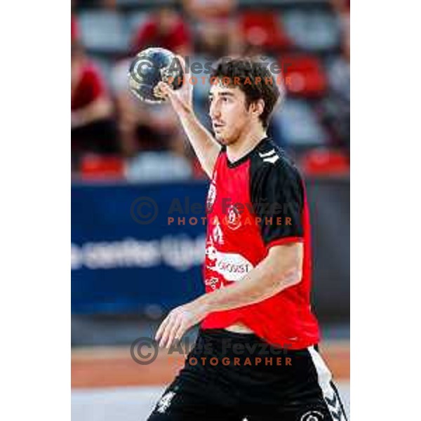 of NLB League 2025/2026 handball match between LL Grosist Slovan and Trimo Trebnje in Kodeljevo Hall, Ljubljana, Slovenia on September 5, 2025