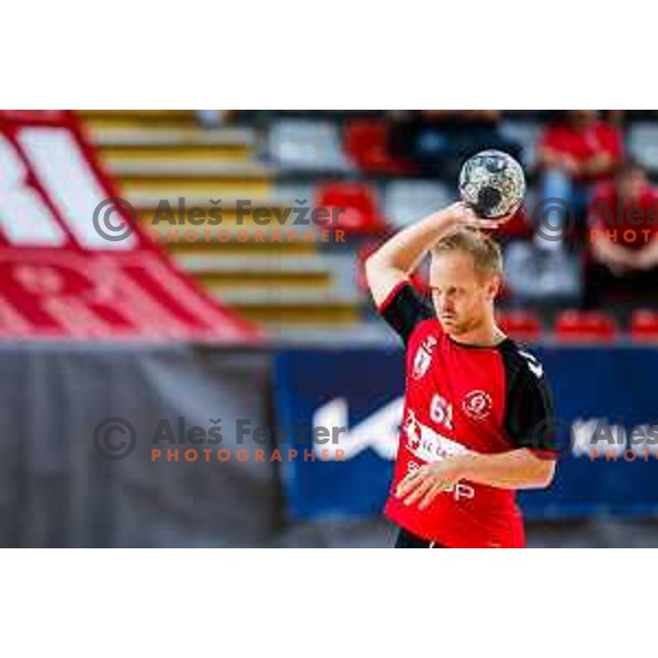 of NLB League 2025/2026 handball match between LL Grosist Slovan and Trimo Trebnje in Kodeljevo Hall, Ljubljana, Slovenia on September 5, 2025