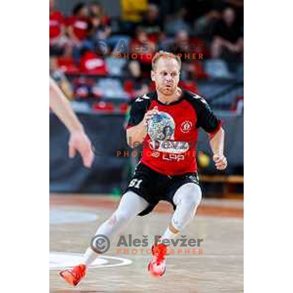 of NLB League 2025/2026 handball match between LL Grosist Slovan and Trimo Trebnje in Kodeljevo Hall, Ljubljana, Slovenia on September 5, 2025
