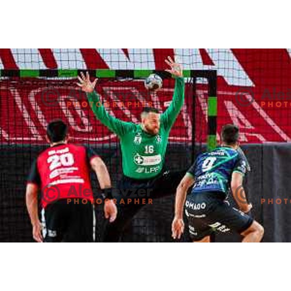 of NLB League 2025/2026 handball match between LL Grosist Slovan and Trimo Trebnje in Kodeljevo Hall, Ljubljana, Slovenia on September 5, 2025