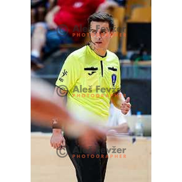 of NLB League 2025/2026 handball match between LL Grosist Slovan and Trimo Trebnje in Kodeljevo Hall, Ljubljana, Slovenia on September 5, 2025