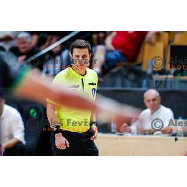 of NLB League 2025/2026 handball match between LL Grosist Slovan and Trimo Trebnje in Kodeljevo Hall, Ljubljana, Slovenia on September 5, 2025