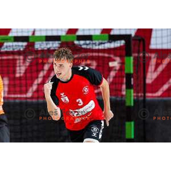 of NLB League 2025/2026 handball match between LL Grosist Slovan and Trimo Trebnje in Kodeljevo Hall, Ljubljana, Slovenia on September 5, 2025