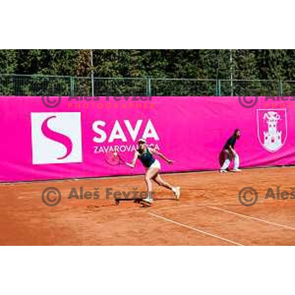 Kaja Juvan competes at Zavarovalnica Sava, WTA 125, Ljubljana, Slovenia on September 9, 2025