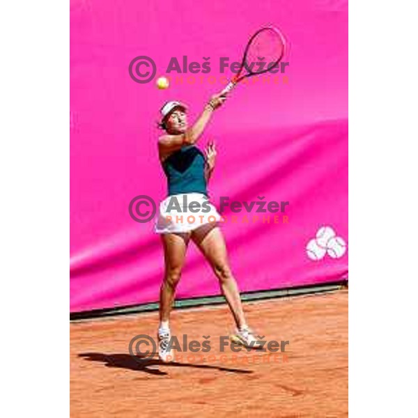 Kaja Juvan competes at Zavarovalnica Sava, WTA 125, Ljubljana, Slovenia on September 9, 2025