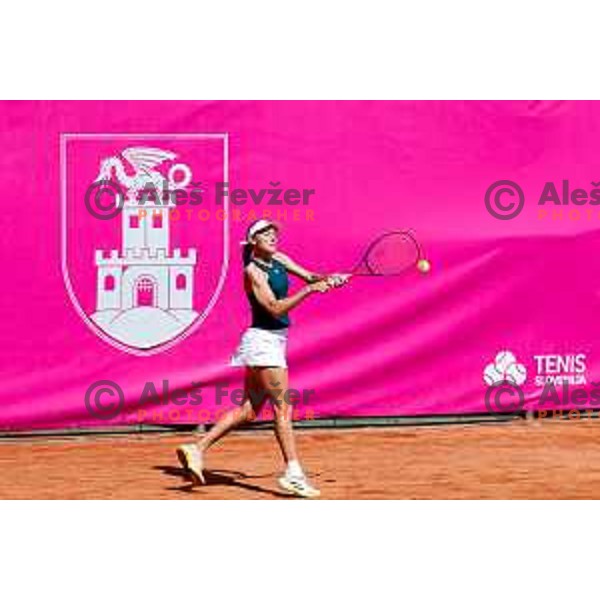 Kaja Juvan competes at Zavarovalnica Sava, WTA 125, Ljubljana, Slovenia on September 9, 2025