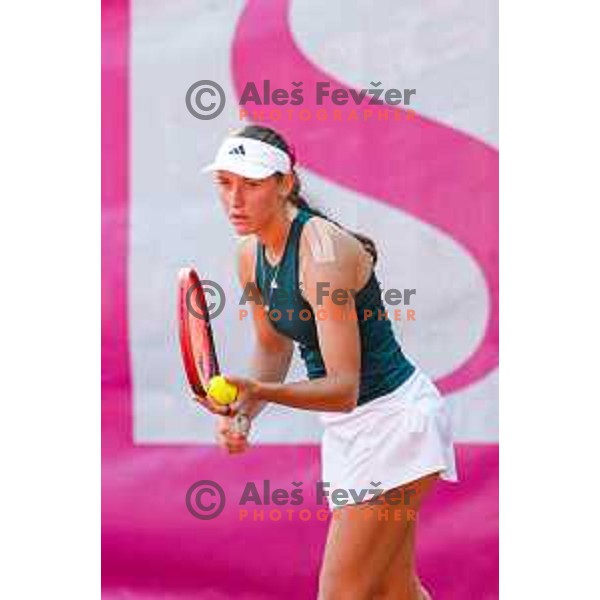 Kaja Juvan competes at Zavarovalnica Sava, WTA 125, Ljubljana, Slovenia on September 9, 2025