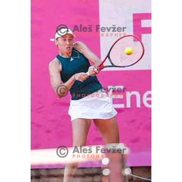 Kaja Juvan competes at Zavarovalnica Sava, WTA 125, Ljubljana, Slovenia on September 9, 2025