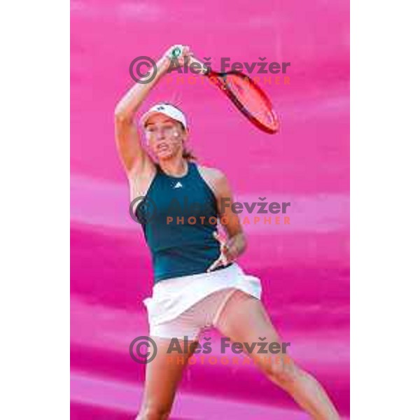 Kaja Juvan competes at Zavarovalnica Sava, WTA 125, Ljubljana, Slovenia on September 9, 2025