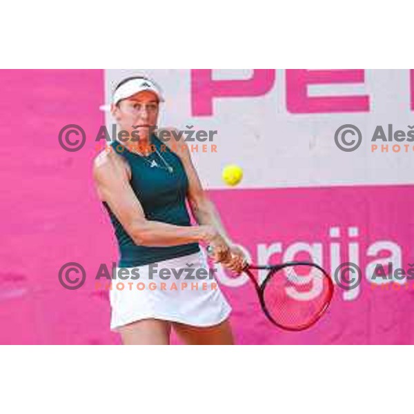 Kaja Juvan competes at Zavarovalnica Sava, WTA 125, Ljubljana, Slovenia on September 9, 2025