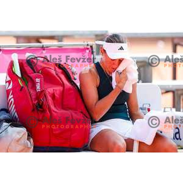 Kaja Juvan competes at Zavarovalnica Sava, WTA 125, Ljubljana, Slovenia on September 9, 2025