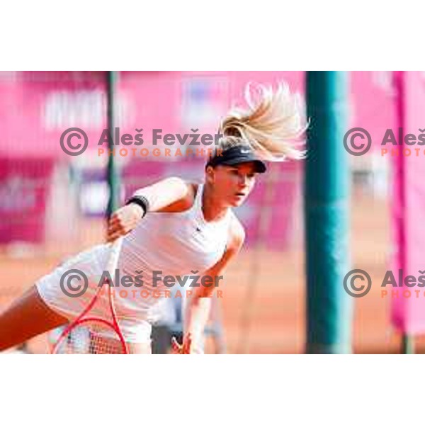 Nika Radisic competes at Zavarovalnica Sava, WTA 125, Ljubljana, Slovenia on September 9, 2025