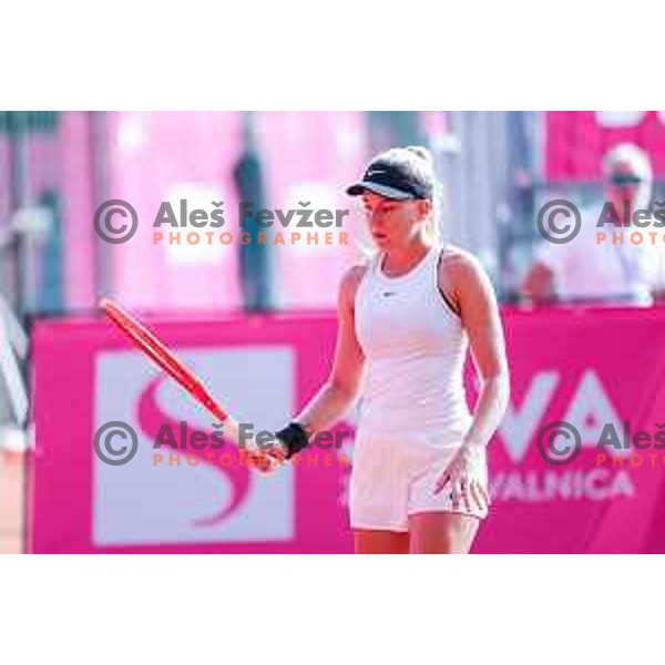 Nika Radisic competes at Zavarovalnica Sava, WTA 125, Ljubljana, Slovenia on September 9, 2025