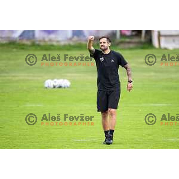 Radomir Dalovic, new head coach of NK Maribor during training in Ljudski vrt, Maribor, Slovenia on September 9, 2025. Photo: Jure Banfi