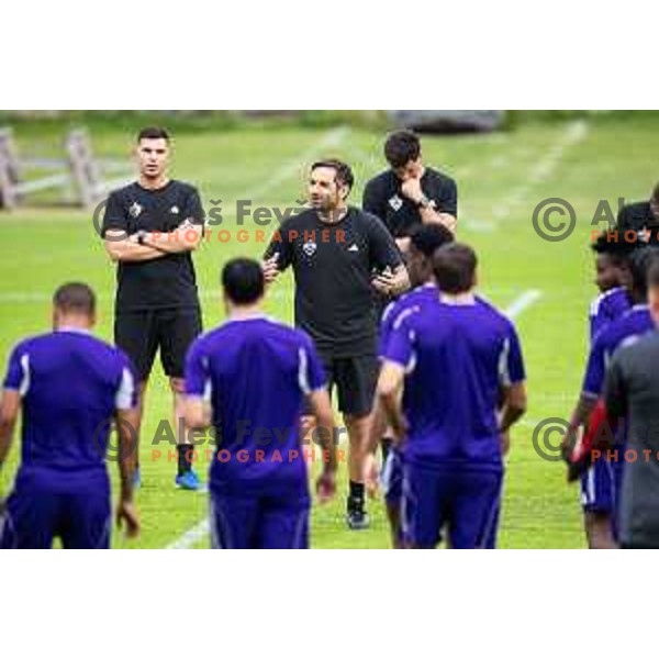 Radomir Dalovic, new head coach of NK Maribor during press conference in Ljudski vrt, Maribor, Slovenia on September 9, 2025. Photo: Jure Banfi
