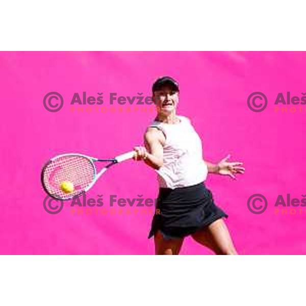 Dalila Jakupovic (SLO) competes at Zavarovalnica Sava, WTA 125, Ljubljana, Slovenia on September 11, 2025