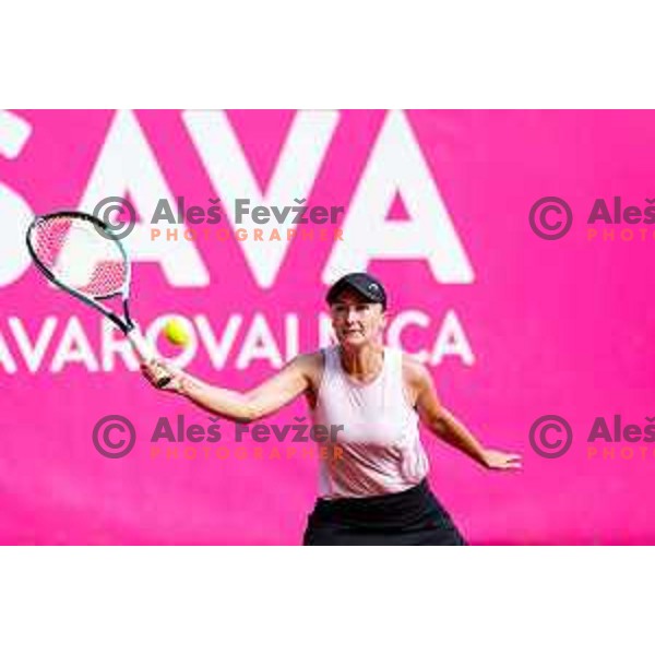 Dalila Jakupovic (SLO) competes at Zavarovalnica Sava, WTA 125, Ljubljana, Slovenia on September 11, 2025
