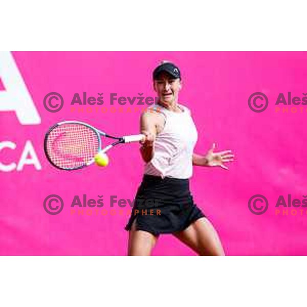 Dalila Jakupovic (SLO) competes at Zavarovalnica Sava, WTA 125, Ljubljana, Slovenia on September 11, 2025
