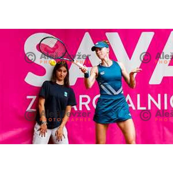 Simona Waltert (SUI) competes at Zavarovalnica Sava, WTA 125, Ljubljana, Slovenia on September 11, 2025