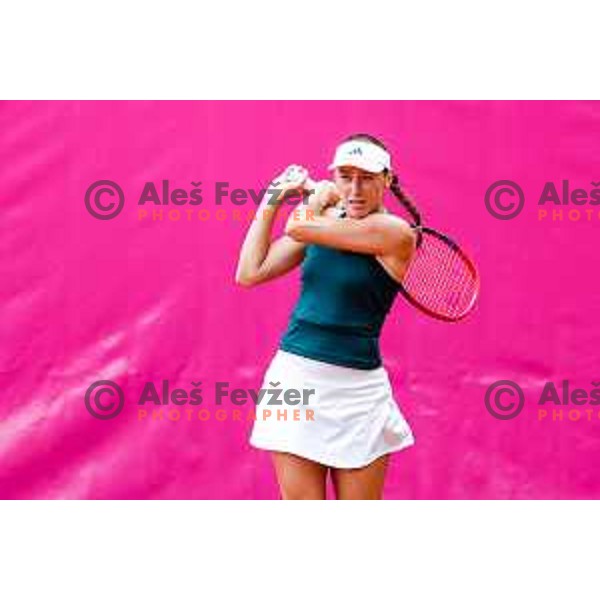 Kaja Juvan (SLO) competes at Zavarovalnica Sava, WTA 125, Ljubljana, Slovenia on September 11, 2025
