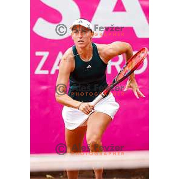 Kaja Juvan (SLO) competes at Zavarovalnica Sava, WTA 125, Ljubljana, Slovenia on September 11, 2025