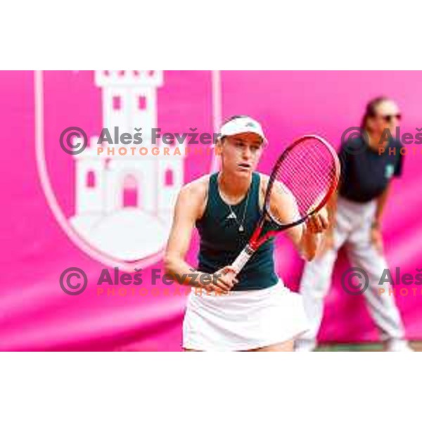 Kaja Juvan (SLO) competes at Zavarovalnica Sava, WTA 125, Ljubljana, Slovenia on September 11, 2025