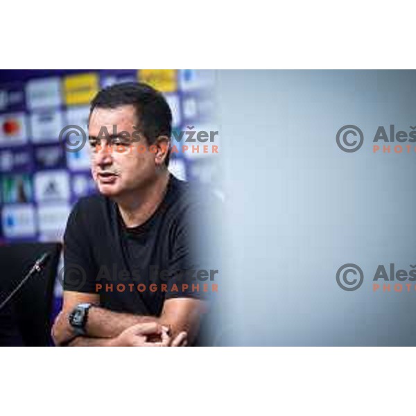Acun Ilicali during NK Maribor press conference in Ljudski vrt, Maribor, Slovenia on September 12, 2025. Photo: Jure Banfi